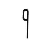 ZHAOQIN Numeros Casa Exterior Pegatinas Creativas for Puerta de acrílico con 26 Letras en inglés for Bricolaje, for Apartamentos, residencias, hoteles y Obras de Arte(9,10cm-Gold)