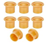 ZHAOQIN Remates para Cortinas 8 Uds Cubiertas De Varillas Cortina Ventana Plástico Tapas Extremos Dorados Remates Poste Cortinas Columna Kit Fabricación Diámetro Interior 28mm