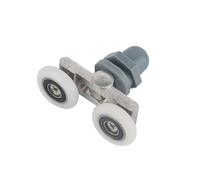 ZHAOQIN Ruedas Mampara Ducha 1 Uds. Puerta corrediza de Vidrio de 19/23/25/27mm, rodamiento de polea de Doble Rueda oscilante, Ruedas for Accesorios for Cabina de Ducha(23mm)
