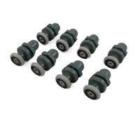 ZHAOQIN Ruedas Mampara Ducha 4 Uds.-8 Uds./Juego de Puerta corredera de Ducha, Corredor de Nailon/Rodillos/Ruedas/diámetro de polea 19mm/23mm/25mm/27mm, Accesorios for Cabina de Ducha(8pcs,27mm)