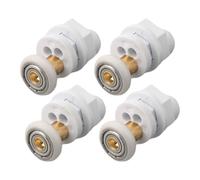 ZHAOQIN Ruedas Mampara Ducha Cabinas de Ducha Rodillos for mamparas de Ducha Ruedas for Ducha Puertas de Vidrio de 4-8 mm 4 Piezas(29mm)