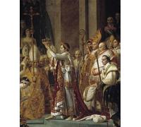 ZHAOSHAN Cuadro Pared Vintage Clásicas Poster Particolare di Napoleone che indossa la corona durante il sacro dell'imperatore Napoleone I di Jacques Louis David para Decoración de dormitorio 60x90cm
