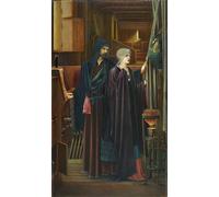ZHAOSHAN Famoso Arte Impresión Impresion Lienzo il Mago di Edward Burne Jones para la Decoración del Hogar de la Oficina 60x90cm