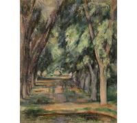 ZHAOSHAN Famoso Arte Impresión Impresion Lienzo il viale dei castagni a De Bouffan di Paul Cézanne para Decoración de dormitorio 60x90cm