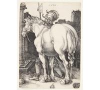 ZHAOSHAN Famoso Arte Impresión Impresion Lienzo ilCavallo di Albrecht Dürer para Decoración de Paredes 60x90cm