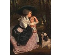 ZHAOSHAN Famoso Arte Impresión Impresion Lienzo Lavinia Contessa Spencer e John Charles Spencer Visconte Althorp di Joshua Reynolds para la Decoración del Hogar de la Oficina 60x90cm