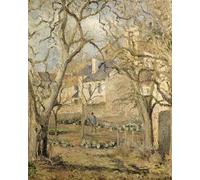 ZHAOSHAN Famoso Arte Impresión Impresion Lienzo l'orto di Camille Jacob Pissarro para Decoración de dormitorio 60x90cm