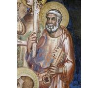 ZHAOSHAN Famoso Arte Impresión Impresion Lienzo Maesta Particolare di San Pietro di Simone Maritini para Decoración de dormitorio 60x90cm