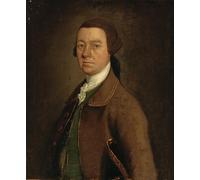 ZHAOSHAN Famoso Arte Impresión Impresion Lienzo Mezza lunghezza in un cappotto marrone e gilet verde con un cappello sotto il braccio sinistro di Gainsborough para Decoración de dormitorio 60x90cm