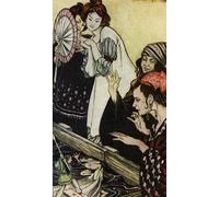 ZHAOSHAN Famoso Cartel del Lienzo Abstracto Cuadro I viaggi di Gulliver di Arthur Rackham para Decoración de Paredes 60x90cm