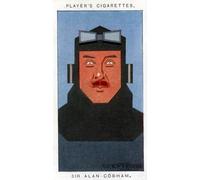 ZHAOSHAN Famoso Cartel del Lienzo Abstracto Cuadro Sir Alan Cobham British Pioneer di Alick PF Ritchie para Decoración de Paredes 60x90cm