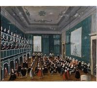 ZHAOSHAN Famoso Cuadro Pared Vintage Clásicas Poster Forming Part of Choirs At the Time of Antonio Vivaldi by Gabriele Bella para Decoración de Paredes 60x90cm