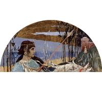 ZHAOSHAN Famoso Cuadro Pared Vintage Clásicas Poster Il Cavaliere Michail Nesterov para la Decoración del Hogar de la Oficina 60x90cm