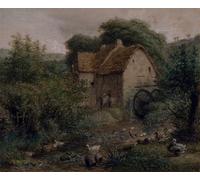 ZHAOSHAN Famoso Cuadro Pared Vintage Clásicas Poster il Vecchio Mulino di Jean Francois Millets para Decoración de Paredes 60x90cm
