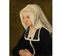 ZHAOSHAN Famoso Cuadro Pared Vintage Clásicas Poster Ritratto di donna di Lucas Cranach il Vecchio para Decoración de Paredes 60x90cm