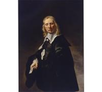 ZHAOSHAN Famoso Cuadro Pared Vintage Clásicas Poster Ritratto di gentiluomo di Jacob Van Loo para Decoración de dormitorio 60x90cm