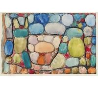 ZHAOSHAN Famoso Cuadro Pared Vintage Clásicas Poster Tesoro in superficie Tesoro nel giorno di Paul Klee para la Decoración del Hogar de la Oficina 60x90cm