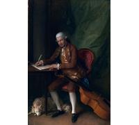 ZHAOSHAN Pinturas Famosas Impresión Póster Arte de Graffiti Carl Friedrich Abel di Gainsborough para Decoración de Paredes 60x90cm