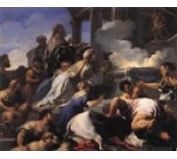 ZHAOSHAN Pinturas Famosas Impresión Póster Arte de Graffiti I genitori di Psiche di Fering Sacrificio a Luca para Decoración de Paredes 60x90cm