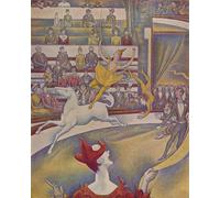 ZHAOSHAN Pinturas Famosas Impresión Póster Arte de Graffiti il Circo Le Cirque di Georges Pierre Seurat para la Decoración del Hogar de la Oficina 60x90cm