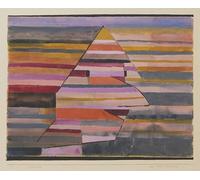 ZHAOSHAN Pinturas Famosas Impresión Póster Arte de Graffiti il pagliaccio della piramide di Paul Klee para Decoración de dormitorio 60x90cm