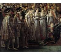 ZHAOSHAN Pinturas Famosas Impresión Póster Arte de Graffiti il Rito di Napoleone di Jacques Louis David para Decoración de Paredes 60x90cm