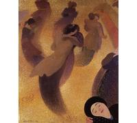 ZHAOSHAN Pinturas Famosas Impresión Póster Arte de Graffiti il Valzer La Valse di Felix Edouard Vallotton para la Decoración del Hogar de la Oficina 60x90cm