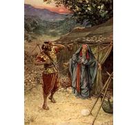 ZHAOSHAN Pinturas Famosas Impresión Póster Arte de Graffiti Jael Yael e la Bibbia di Sisera di William Brassey Hole para Decoración de dormitorio 60x90cm