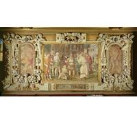 ZHAOSHAN Pinturas Famosas Impresión Póster Arte de Graffiti l'Unità dello Stato di Battista Rosso Fiorentino para Decoración de Paredes 60x90cm