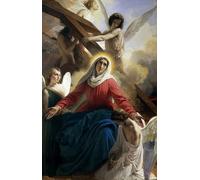 ZHAOSHAN Pinturas Famosas Impresión Póster Arte de Graffiti the Sorrowful by Francesco Hayez para Decoración de Paredes 60x90cm
