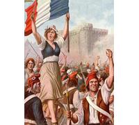ZHAOSHAN Pinturas Famosas Pintura Imagen Pintura Lienzo Mural French Revolution Taking the Bastille by Tancredi Scarpelli para la Decoración del Hogar de la Oficina 60x90cm