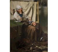 ZHAOSHAN Pinturas Famosas Pintura Imagen Pintura Lienzo Mural in Memoria di Walter Langley para Decoración de Paredes 60x90cm