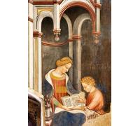 ZHAOSHAN Pinturas Famosas Pintura Imagen Pintura Lienzo Mural la Sala delle Arti Liberali e dei Pianeti di Gentile Da Fabriano para Decoración de Paredes 60x90cm