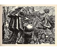 ZHAOSHAN Pinturas Famosas Pintura Imagen Pintura Lienzo Mural le trasformazioni di Dio God Belly di Ernst Barlach para Decoración de dormitorio 60x90cm