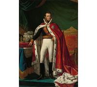 ZHAOSHAN Pinturas Famosas Pintura Imagen Pintura Lienzo Mural Ritratto di Guglielmo I re dei Paesi Bassi di Paelinck para Decoración de Paredes 60x90cm