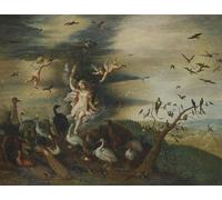 ZHAOSHAN Pinturas Famosas Pintura Imagen Pintura Lienzo Mural un'allegoria aria di Jan il Vecchio Brueghel para Decoración de Paredes 60x90cm