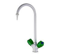 ZHAOSHOP Grifo de laboratorio Grifo de boca simple Grifo de esquina de escritorio Grifo de cuello de cisne de boca simple Grifo de prueba de laboratorio