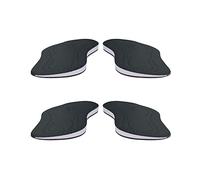 ZHAOSHUXIAN 2 Pares Plantillas de cuña de Cuero para talón, corrección supinación, pronación Insertos ortopédicos Zapatos alineación pies Dolor Rodilla piernas arqueadas Pierna Tipo O/X