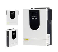 ZHAOSJ Inversor Solar Híbrido Cargador Inversor Energía Onda Sinusoidal Pura Todo en Uno con Controlador Solar MPPT 80A Integrado, Rango de tensión MPPT 60-450 VCC, para Casa, RV, Off-Grid