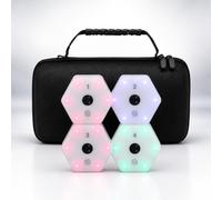 ZHAOSJ Luces De Entrenamiento De Reacción, Entrenador para Porteros | Para Ejercicios De Porteros, Práctica En Equipo Y Entrenamientos Individuales Con Luces Separadas O Conectadas