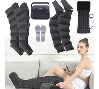 ZHAOSJ Masajeador De Piernas con Compresión De Aire Profesional Botas Presoterapia Piernas para Casa, Masajeador Piernas Tejido Profundo Amasamiento para Pies, Piernas, Cintura