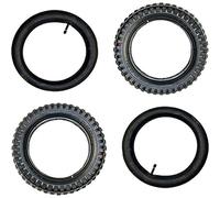 ZHAOSJ Paquete de 2 neumáticos Plegables para Mini Bicicletas de Bolsillo, neumáticos Interiores y Exteriores de 12x1/2x2,75 para Moto de Cross