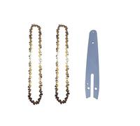 ZHaotn Juego de barra guía y cadena de motosierra de 8 pulgadas, eslabón de transmisión de 45, 1/4''P, for cortadora de madera sin escobillas, repuesto