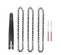 ZHaotn Juego de cadena y placa guía de acero de 8 pulgadas, apto for motosierra eléctrica de 8 pulgadas, utilizado for tala y poda.