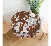 ZHAOUR 5c762f1816e2df05ad7ebf5f2c76df1 - Mantel redondo estampado para mesa de comedor, decoración de cocina, fiestas de vacaciones, pícnic, cafeterías y reuniones