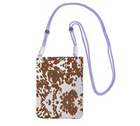 ZHAOUR Bolsa cruzada universal negra para teléfono, ligera, 5c762f1816e2df05ad7ebf5f2c76df1, perfecta para ir de compras y actividades al aire libre, Purple, Talla única