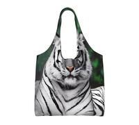 ZHAOUR Bolsas de lona con estampado de tortuga - Bolsas grandes reutilizables para comestibles, bolsa de mano para mudanzas, compras, viajes y uso diario, Lindo leopardo, Talla única