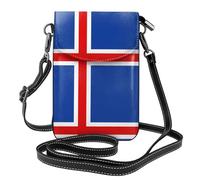 ZHAOUR Bolso pequeño para teléfono celular, diseño de universo con estrellas y galaxia, con estampado interestelar, espaciosa, cruzada, de cuero, ajustable, con correa para el hombro, Bandera de