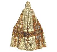 ZHAOUR Disfraz de árbol de la vida con capucha para Halloween, capa unisex para adultos, para cosplay, fiesta, bruja, jedi, mago