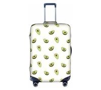 ZHAOUR Funda protectora para maleta, elástica, con bonito estampado de aguacate, accesorios de viaje para viajes de negocios, White, S